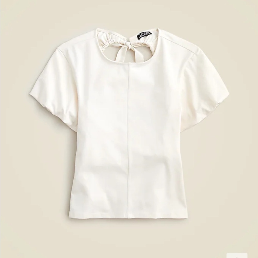 J Crew Puff Sleeve top | Size Large | NWT